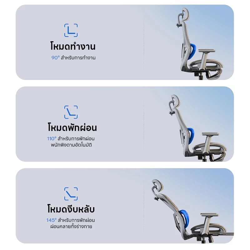 Xpanse รุ่น W202 เก้าอี้สุขภาพ Ergonomic รองรับเอวเพื่อการปรับท่าทาง ฟังก์ชั่นคุ้มค่าเพื่อการทำงานและการผ่อนคลาย https://lnwchill.com