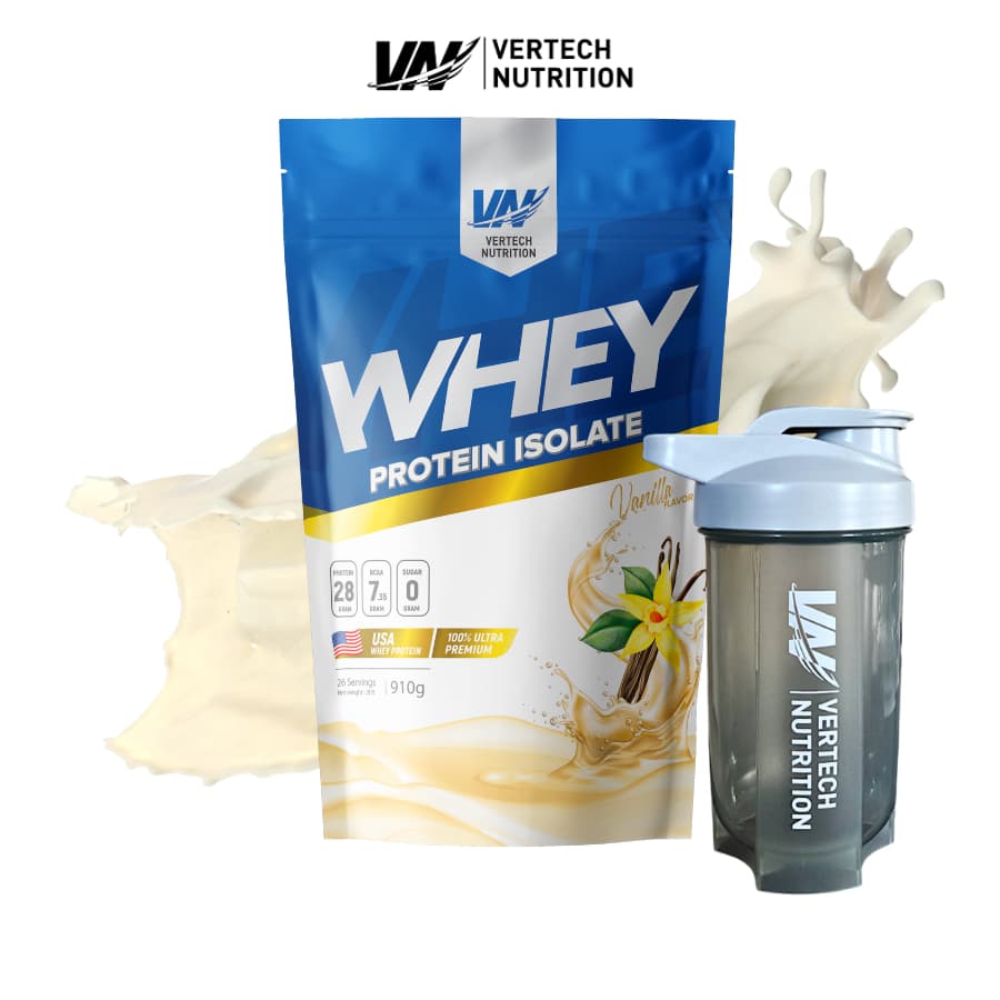 VERTECH NUTRITION WHEY PROTEIN ISOLATE 100% เวย์โปรตีน ไอโซเลท ดูดซึมไว โปรตีนนำเข้าจากอเมริกา (2LB) ช่วยเสริมสร้างกล้ามเนื้อและลดไขมัน https://lnwchill.com