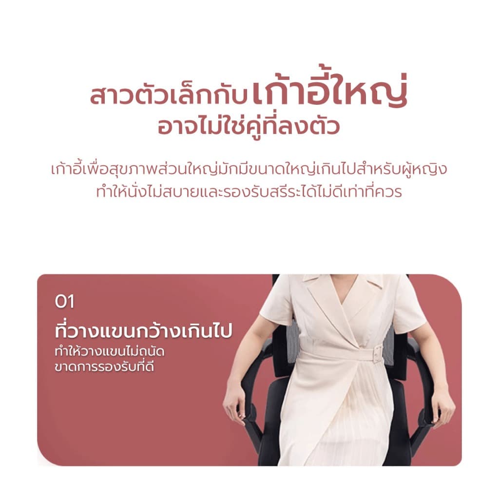 SIHOO รุ่น Vito-W เก้าอี้สุขภาพ Full Mesh ขนาดกะทัดรัด สี Grey ออกแบบพิเศษเพื่อผู้หญิงและคนรูปร่างเล็กโดยเฉพาะ เพื่อการซัพพอร์ตสรีระที่พอดีตัวและนั่งสบายตลอดวัน https://lnwchill.com