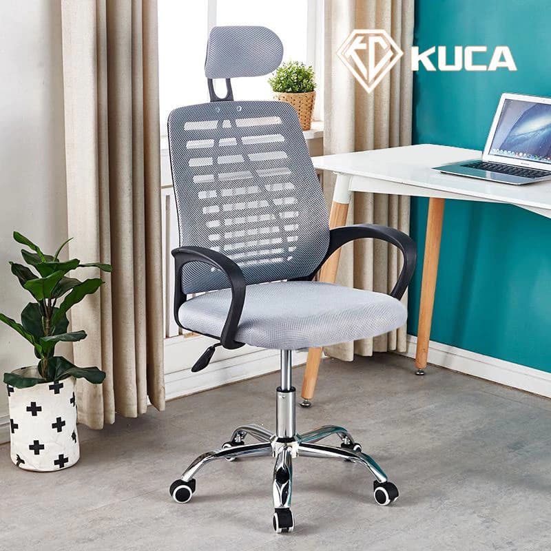 KUCA เก้าอี้สำนักงาน เก้าอี้คอม เก้าอี้ทำงานสไตล์โมเดิร์น เก้าอี้ทำงานเพื่อสุขภาพ ราคาประหยัด ผ้าตาข่ายระบายอากาศดีเยี่ยม รับน้ำหนักได้ถึง 120 kg. [รับประกัน 5 ปี] https://lnwchill.com