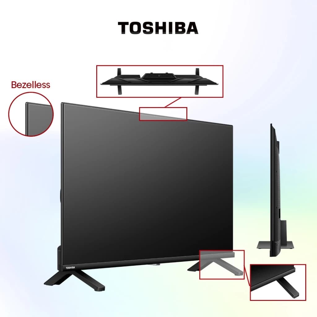 TOSHIBA 43S25NP ขนาด 43 นิ้ว ทีวี TV Full HD รุ่น Dolby Audio ทีวีดิจิตอล Digital TV https://lnwchill.com