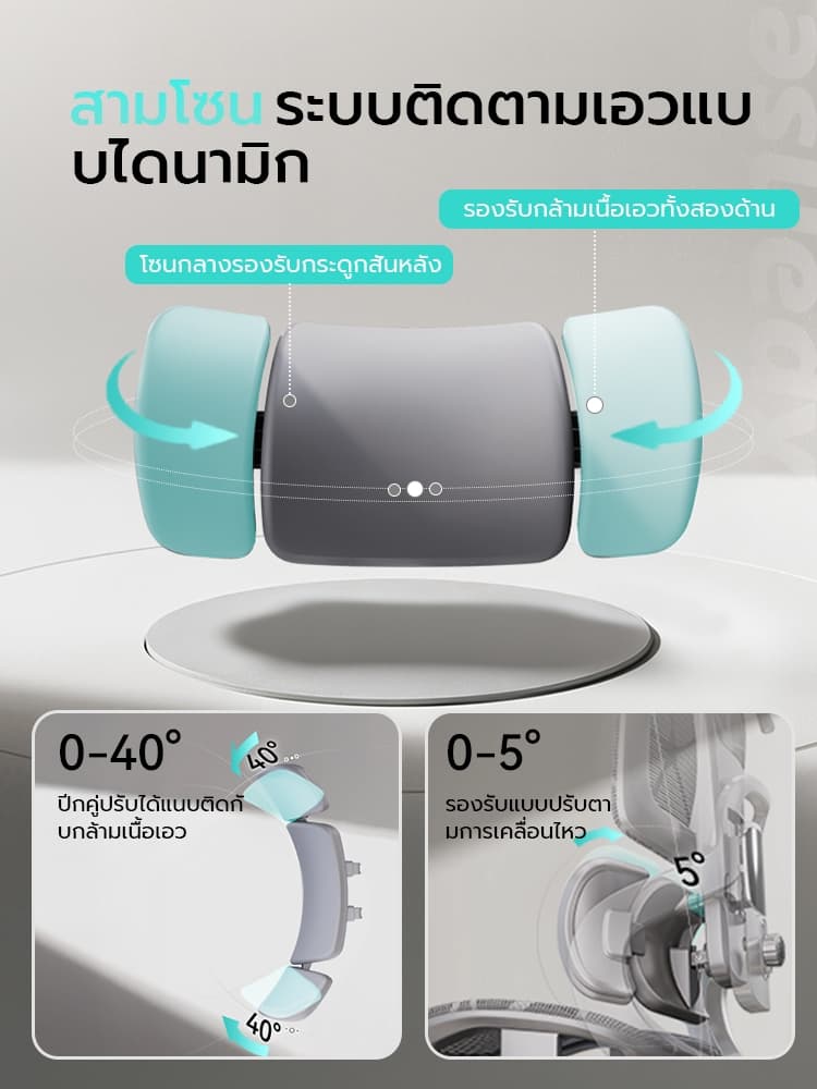 Xpanse รุ่น X905 เก้าอี้สุขภาพระบบรองรับเอว 3 โซน พนักพิงปรับระดับได้ วัสดุพรีเมียมระบายอากาศ ลดอาการปวดเมื่อยจากการนั่งทำงานนานอย่างมีประสิทธิภาพ https://lnwchill.com