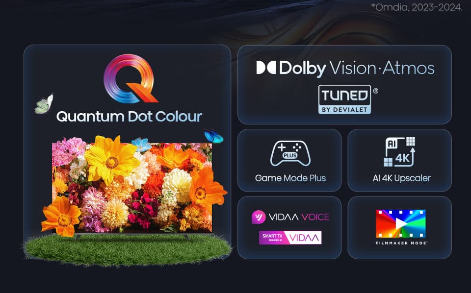 Hisense รุ่น 75E7Q ทีวี QLED ขนาด 75 นิ้ว ความละเอียด 4K Ultra HD Smart TV Vidaa OS มอบประสบการณ์ภาพและเสียงเหนือระดับ https://lnwchill.com