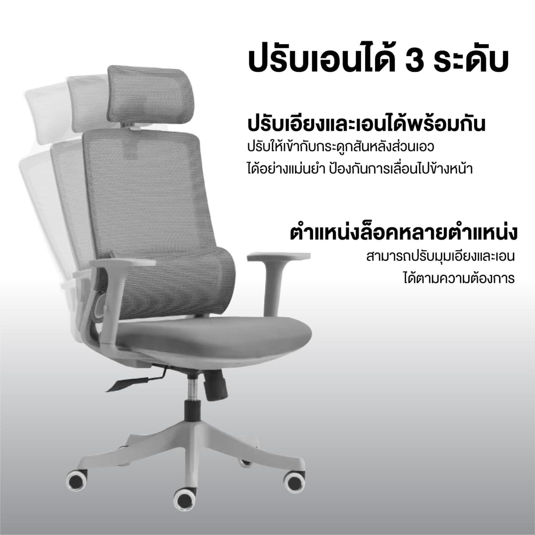 Elife Ergonomic Chair เก้าอี้ทำงานเพื่อสุขภาพ ปรับเอนได้ตามหลักสรีรศาสตร์ รองรับสรีระ ลดอาการปวดเมื่อยได้อย่างดีเยี่ยม https://lnwchill.com