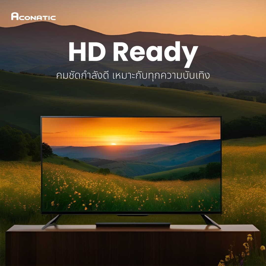 ACONATIC รุ่น 32HD513AN ทีวีดิจิตอล LED 32 นิ้ว ความละเอียด HD ภาพสวยคมชัด มีจูนเนอร์ดิจิตอลในตัว พร้อมช่องต่อครบครัน https://lnwchill.com