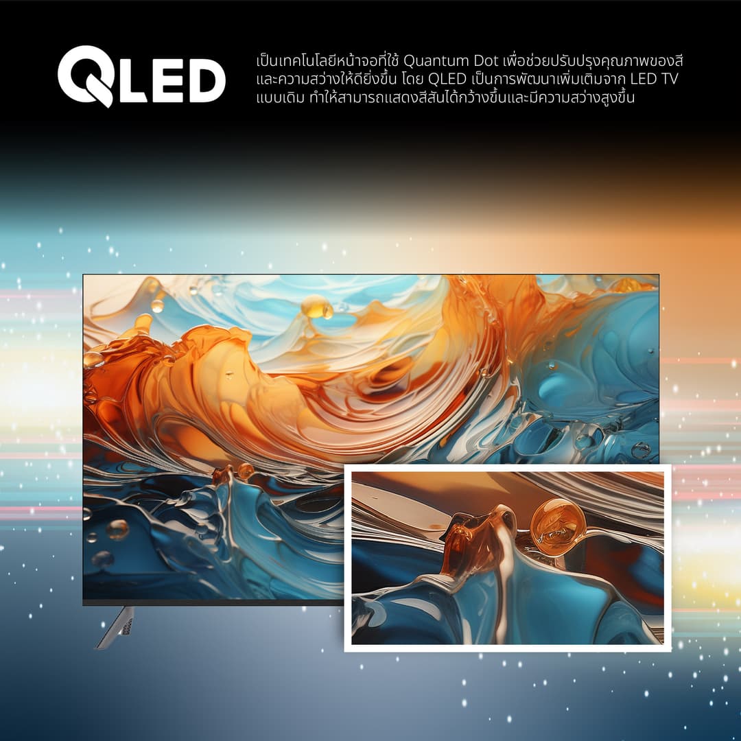 Aconatic รุ่น 55QS1000AN สมาร์ททีวี QLED 4K 55 นิ้ว Google TV จอไร้ขอบ มอบประสบการณ์ภาพสมจริง สีสดใส พร้อมการรับประกันยาวนานถึง 3 ปี https://lnwchill.com