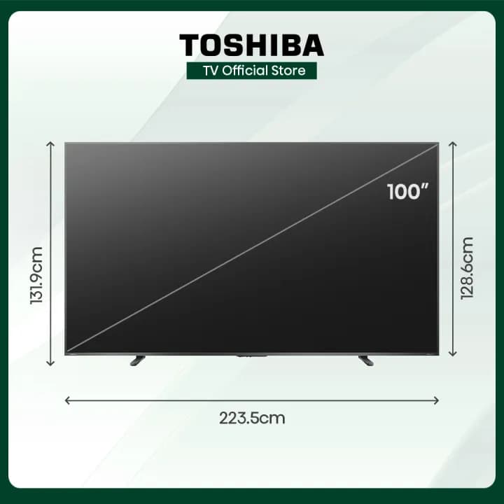 TOSHIBA TV 100Z570NP ทีวี 100 นิ้ว 144Hz 4K Ultra HD Game Mode VIDAA HDR10+ Quantum Dot TV https://lnwchill.com