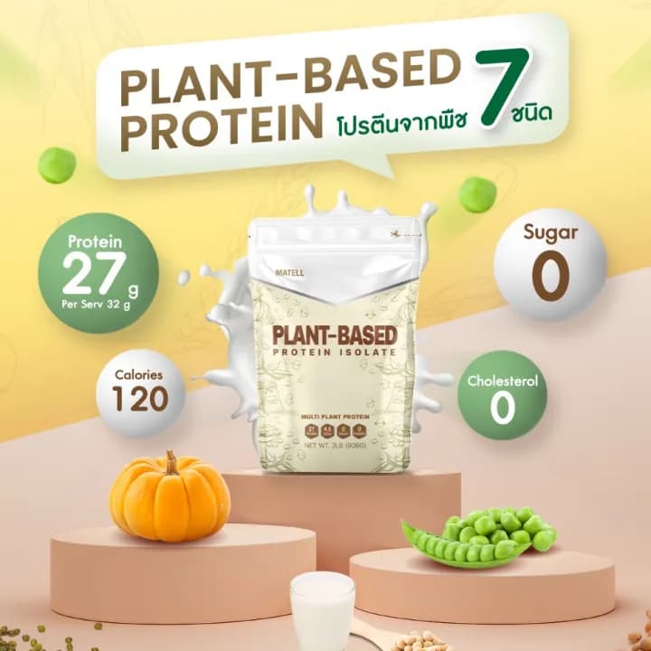 MATELL Plant-Based Protein Isolate แพลนต์เบสด์ ไอโซเลท https://lnwchill.com